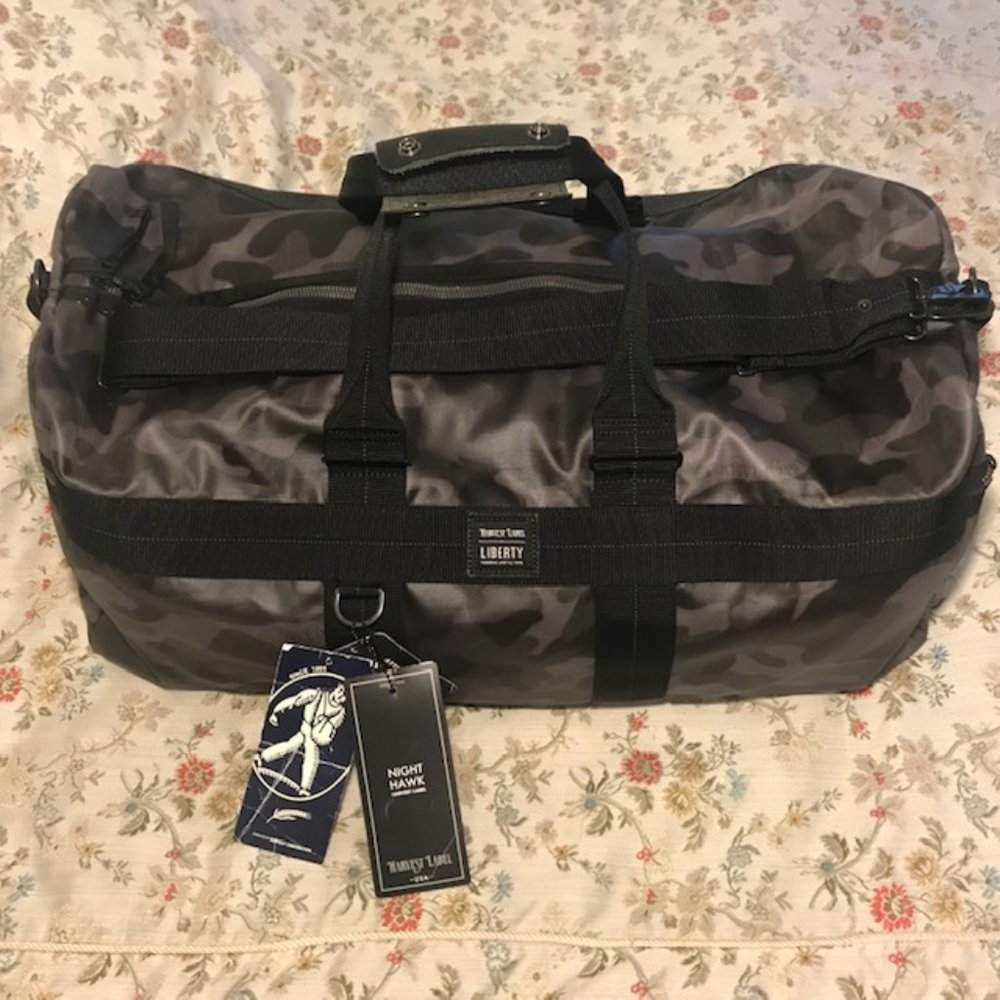 Harvest Label - Night Hawk Gray Camo Duffel Bag - OS